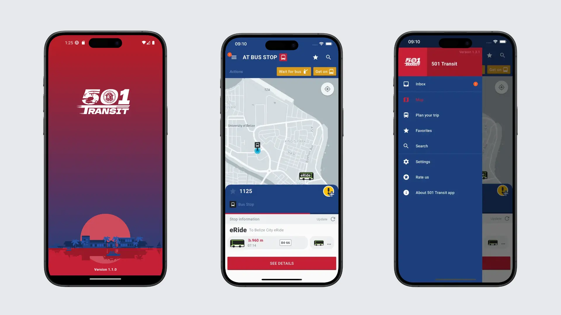 501 Transit key features